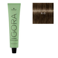 Coloration Igora Zero Amm 4-0 châtain naturel