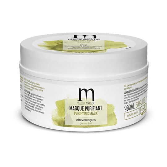 Masque purifiant cheveux et cuirs chevelu gras