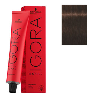 Coloration permanente Igora Royal 4-6 châtain chocolat
