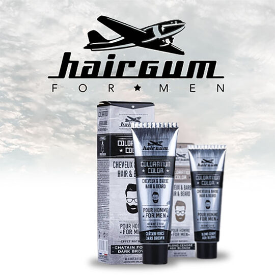 Coloration pour homme cheveux & barbe 7.1 blond clair cendré