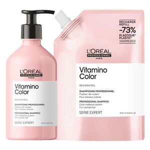 Duo recharge Vitamino Color + shampooing 500ml