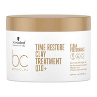 Masque argile renfor&ccedil;ateur cheveux matures et fragilis&eacute;s BC Time Restore 500 ml