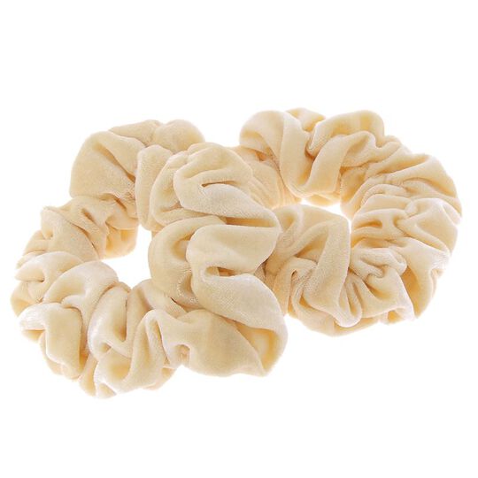 2 Chouchous velours XXL beige