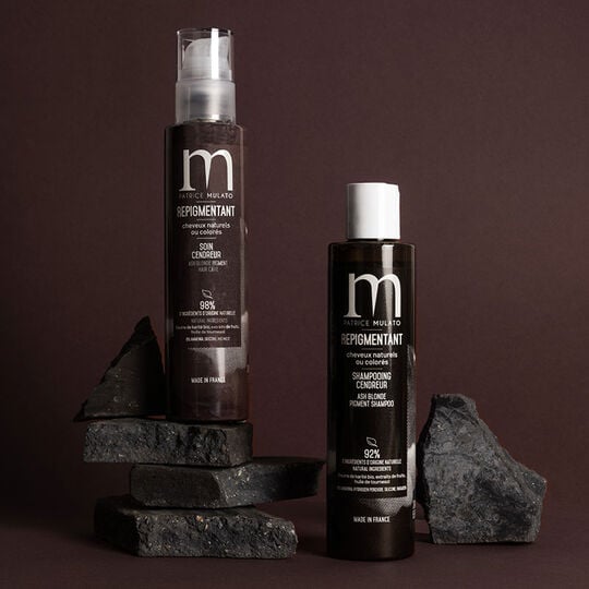 Shampooing repigmentant cheveux naturels ou color&eacute;s cendreur