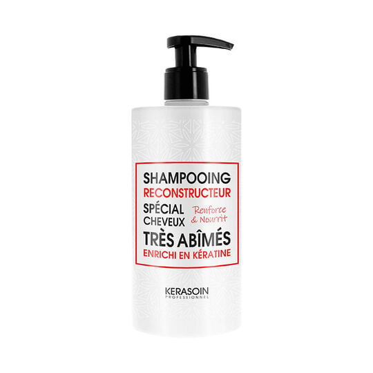 Shampooing reconstructeur &agrave; la k&eacute;ratine pour cheveux tr&egrave;s ab&icirc;m&eacute;s 500ml