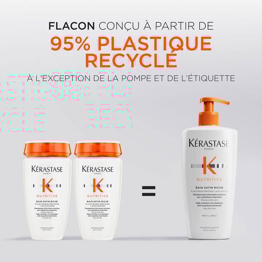 Bain satin riche Nutritive 500 ml rechargeable