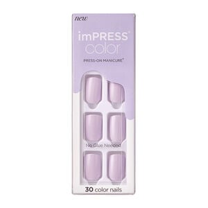 Faux ongles impress color purplect,  Faux ongles impress color purplect