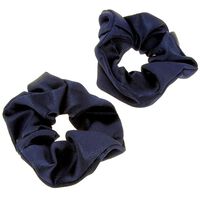 Chouchous satinés x 2 marine