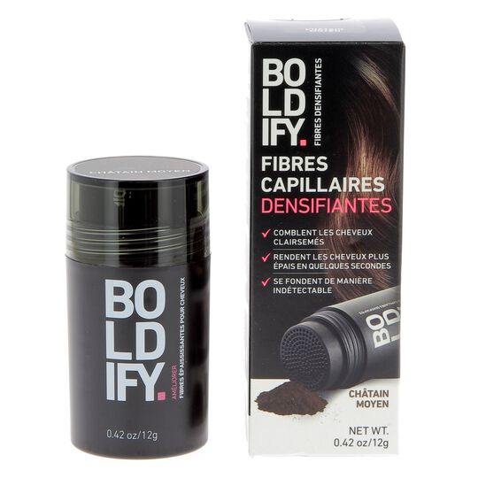 Fibres densifiantes pour cheveux châtain,  Fibres densifiantes pour cheveux châtain