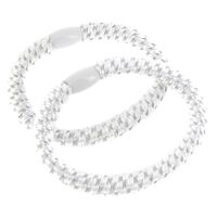 &Eacute;lastiques tiss&eacute;s sans m&eacute;tal blanc