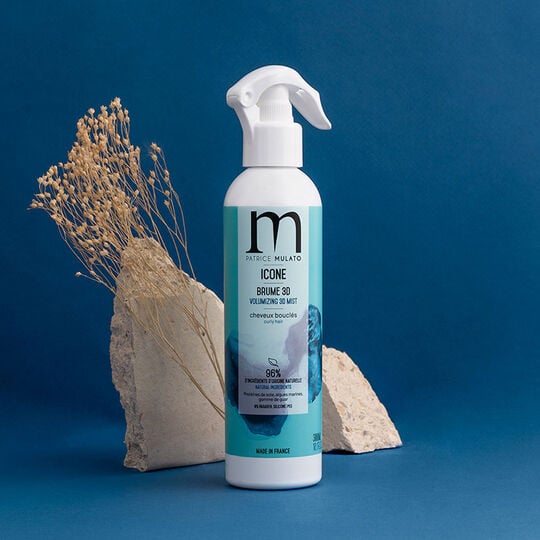 Brume 3D Icône pour cheveux bouclés