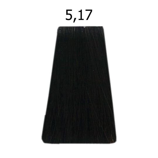 Inoa Coloration sans ammoniaque 5.17 ch&acirc;tain clair cendr&eacute; mat