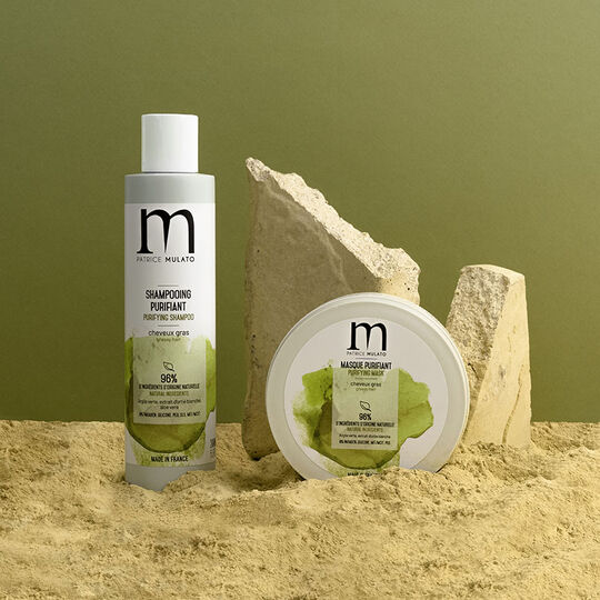 Masque purifiant cheveux et cuirs chevelu gras