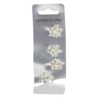 Ressort bijoux de cheveux strass étoile