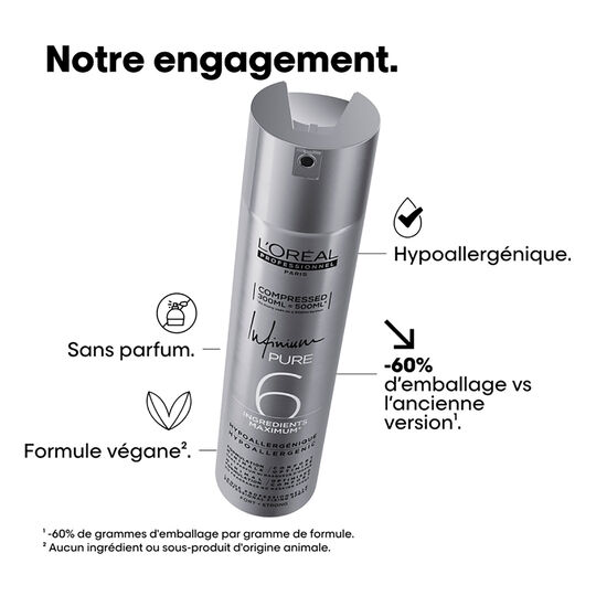 Laque Infinium Pure fixation forte 300ml