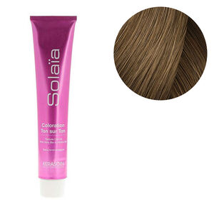 Coloration ton sur ton Sola&iuml;a 8.0 blond clair