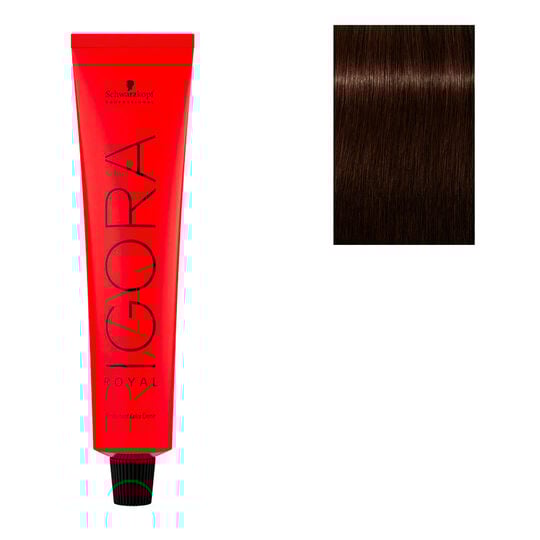 Coloration permanente Igora Royal 3-68 ch&acirc;tain fonc&eacute; chocolat rouge