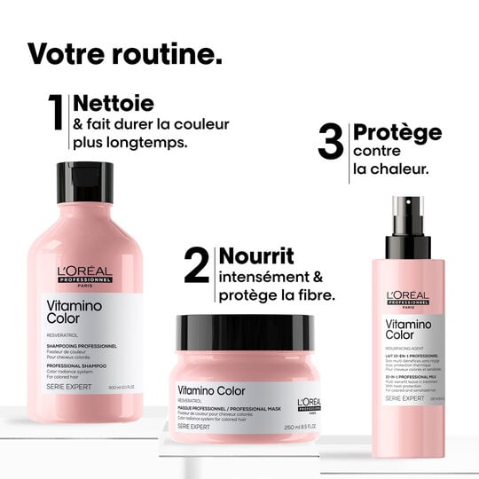 Shampooing cheveux color&eacute;s Vitamino Color 300 ml