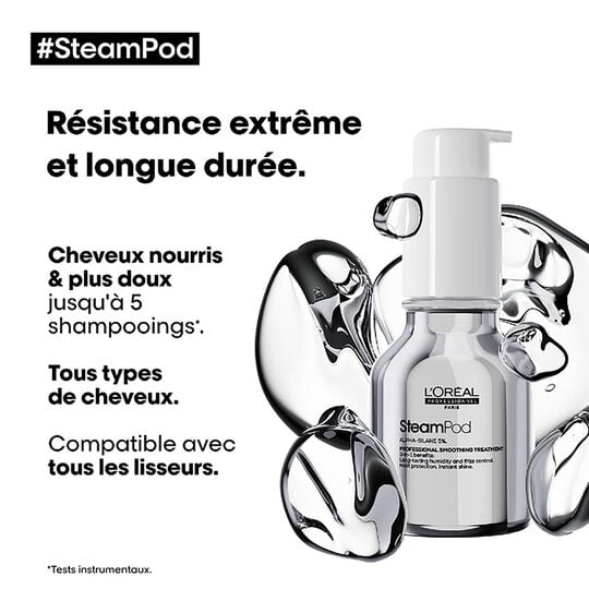 Duo SteamPod 4 &eacute;dition limit&eacute;e Meteora et soin lissant