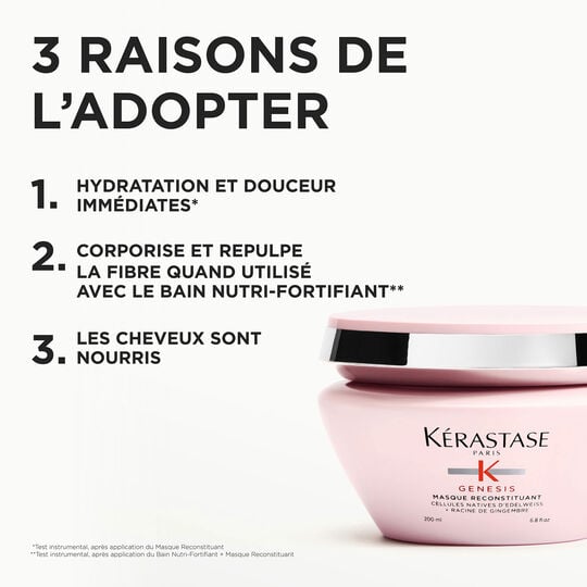 Duo r&eacute;paration cheveux &eacute;pais Genesis