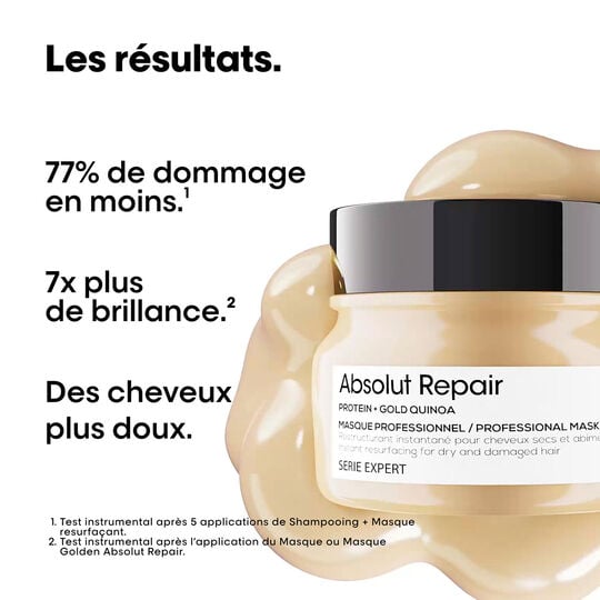 Masque restructurant instantan&eacute; Absolut Repair 250 ml