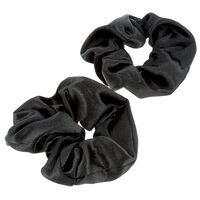 Chouchous satinés x 2 noir