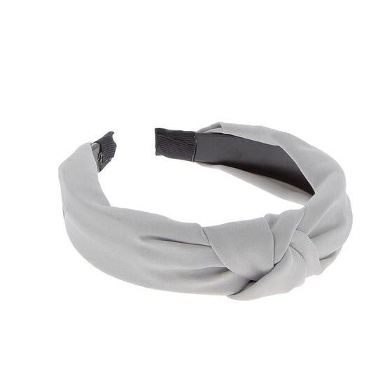 Serre-t&ecirc;te avec noeud argent