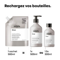 Shampooing déjaunissant Silver recharge 500ml