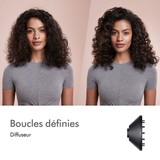 S&egrave;che-cheveux Supersonic cheveux boucl&eacute;s fris&eacute;s