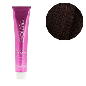 Coloration ton sur ton Solaïa 4.77 châtain marron intense