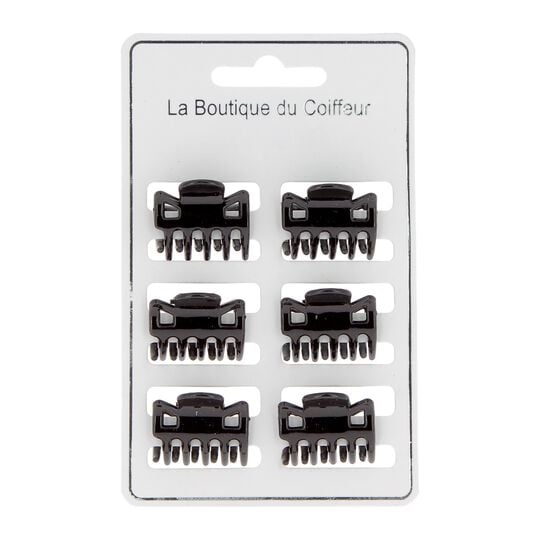 Petites pinces croco noir