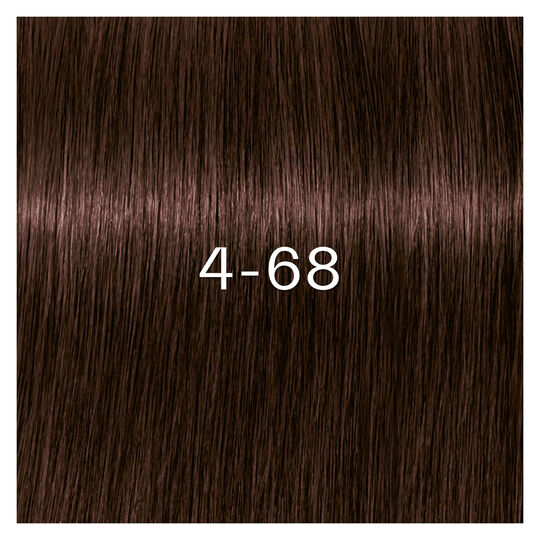 Coloration Igora Zero Amm 4-68 ch&acirc;tain chocolat rouge