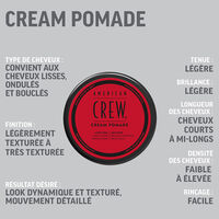 Crème de coiffage tenue légère Cream Pomade