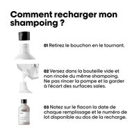 Shampooing déjaunissant Silver recharge 500ml