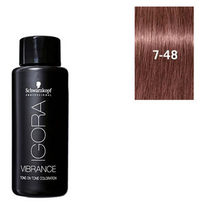 Coloration demi-permanente Igora Vibrance 7-48