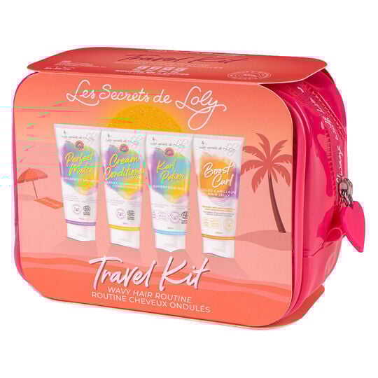 Travel kit routine cheveux ondul&eacute;s