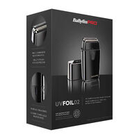 Rasoir double grille avec lumière désinfectante UVFOIL02,  Rasoir double grille avec lumière désinfectante UVFOIL02