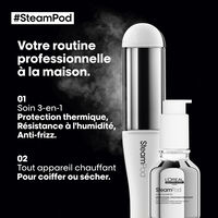 Pack lisseur boucleur SteamPod 4 et soin lissant