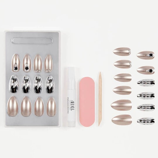 Faux ongles Nail Addict champagne ice