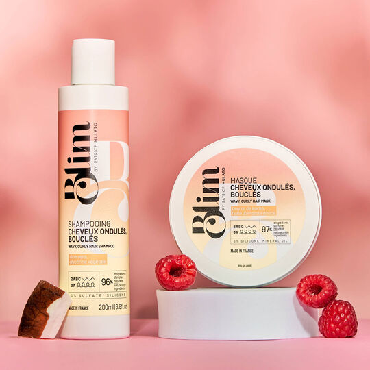 Masque cheveux ondul&eacute;s, boucl&eacute;s Blim 200 ml