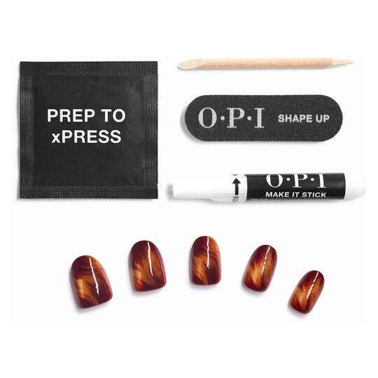 Faux ongles xpress/on burn after glazing