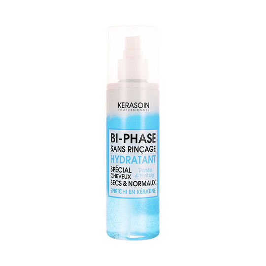D&eacute;m&ecirc;lant bi-phase &agrave; la k&eacute;ratine
