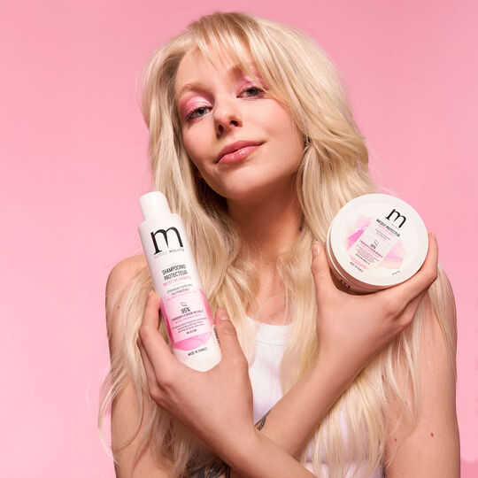 Masque protecteur cheveux color&eacute;s ou m&eacute;ch&eacute;s