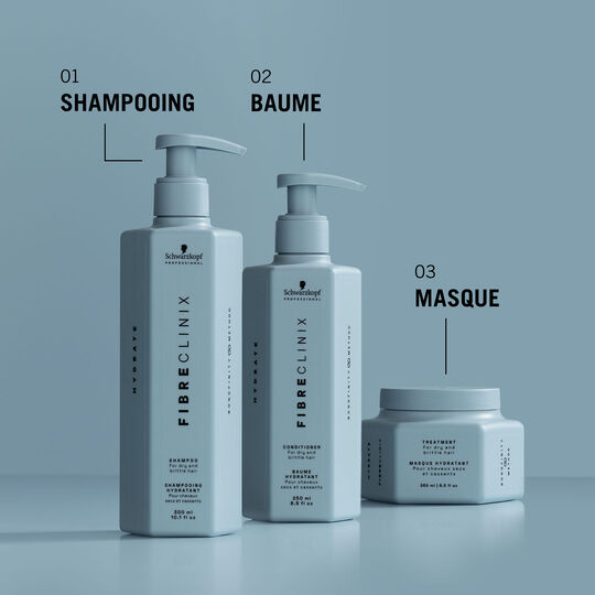 Shampooing hydratant Fibre Clinix