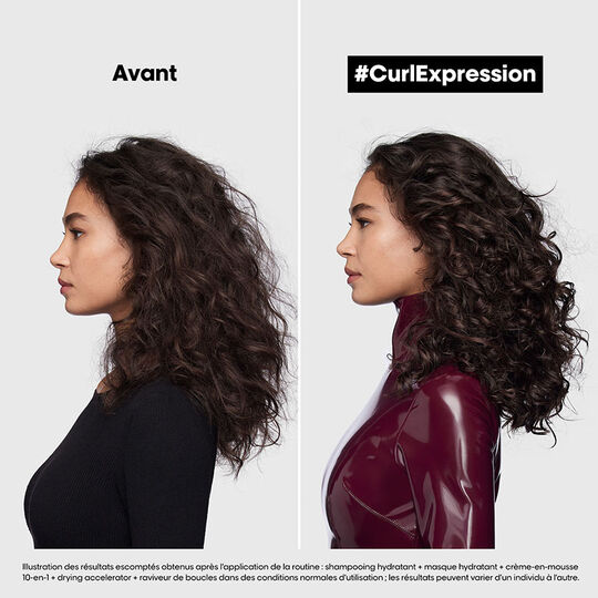 Crème lavante hydratation intense pour cheveux bouclés Curl Expression 500 ml
