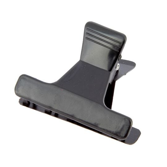 Pince croco simple noire 5,5cm