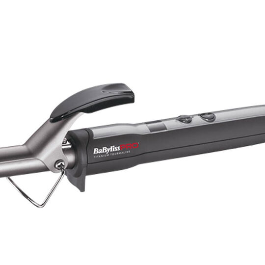 Fer &agrave; boucler titanium tourmaline programmable et digital 19mm