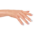 Faux ongle effet chrome retrograde