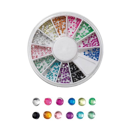 Carrousel d&eacute;cors pour ongles - jewels