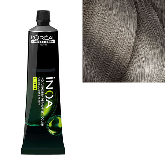 Coloration sans ammoniaque Inoa 8.1 blond clair cendré